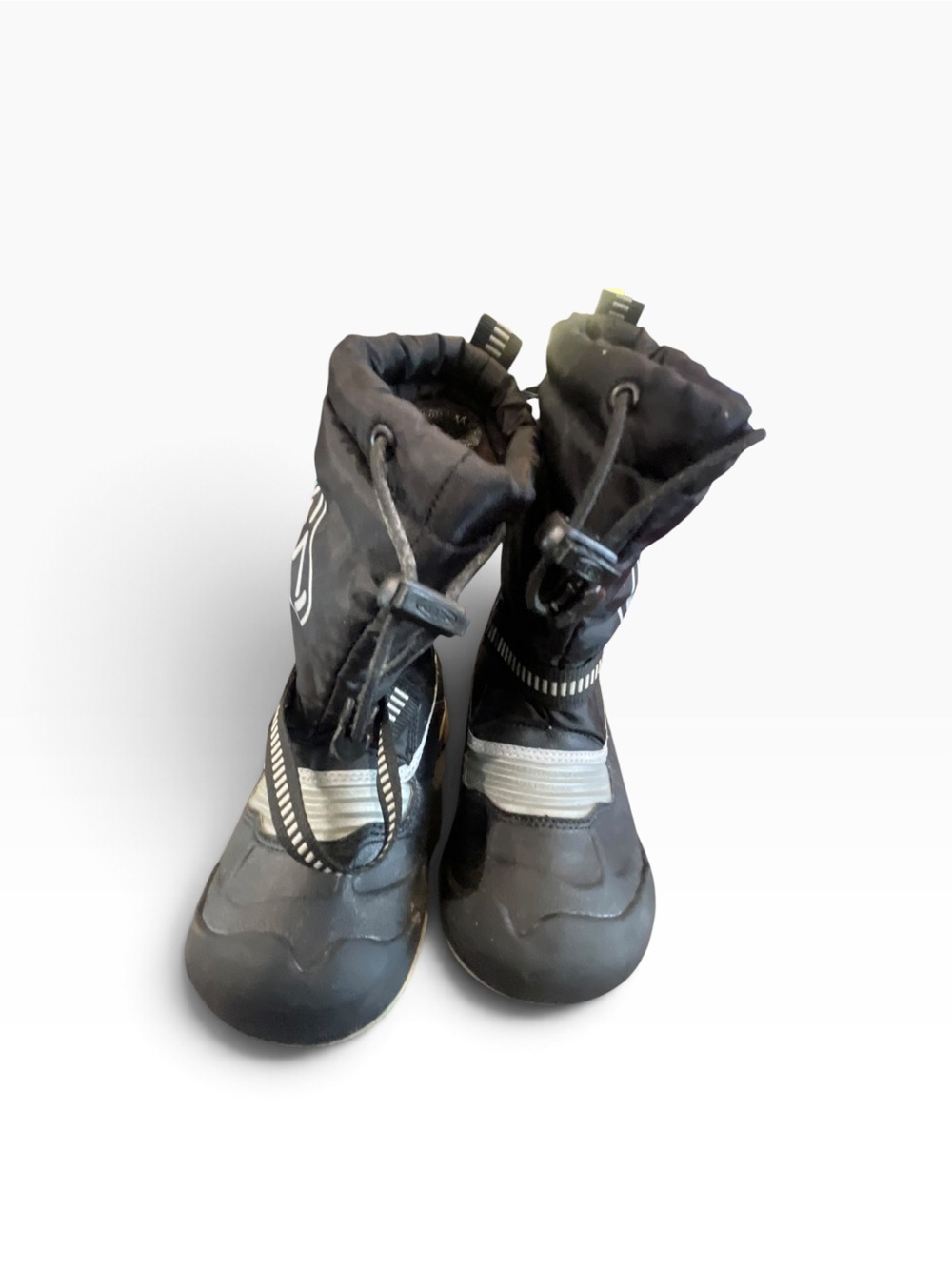 KEEN Black and Silver Kids Winter Boots